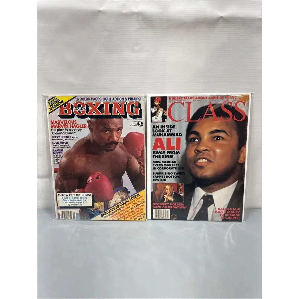 Vintage International Boxing Magazine Lot of 12 1953-1984 Muhammad Ali Liston